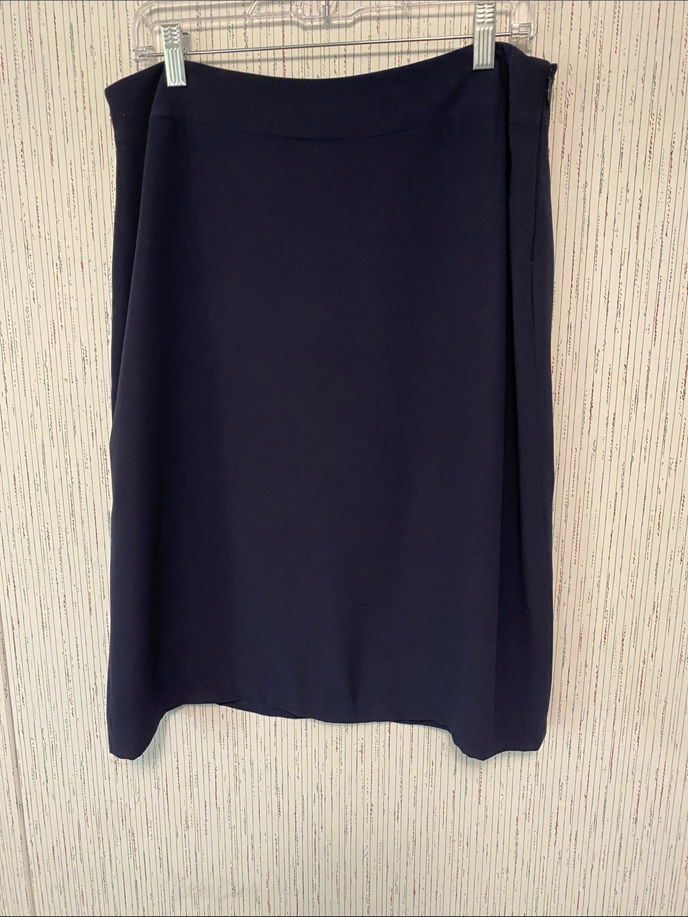 George Navy Blue Pencil Skirt – Classic Career Style Size 14